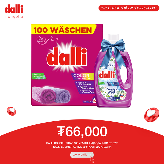 Dalli Color Нунтаг + Summer Active