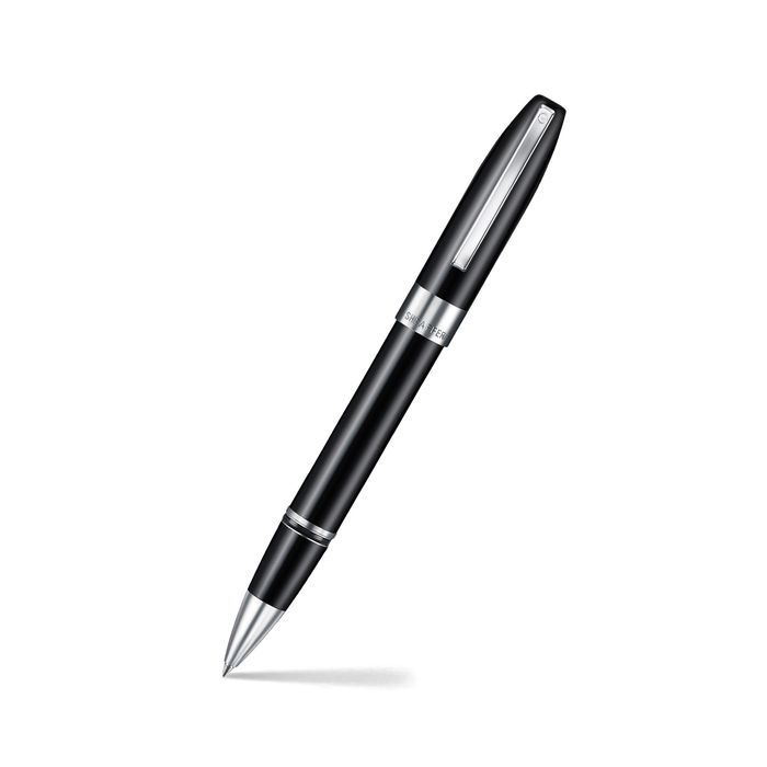 PEN SHEAFFER LEGACY 9064 BLACK AND CHROME TRIMS RB