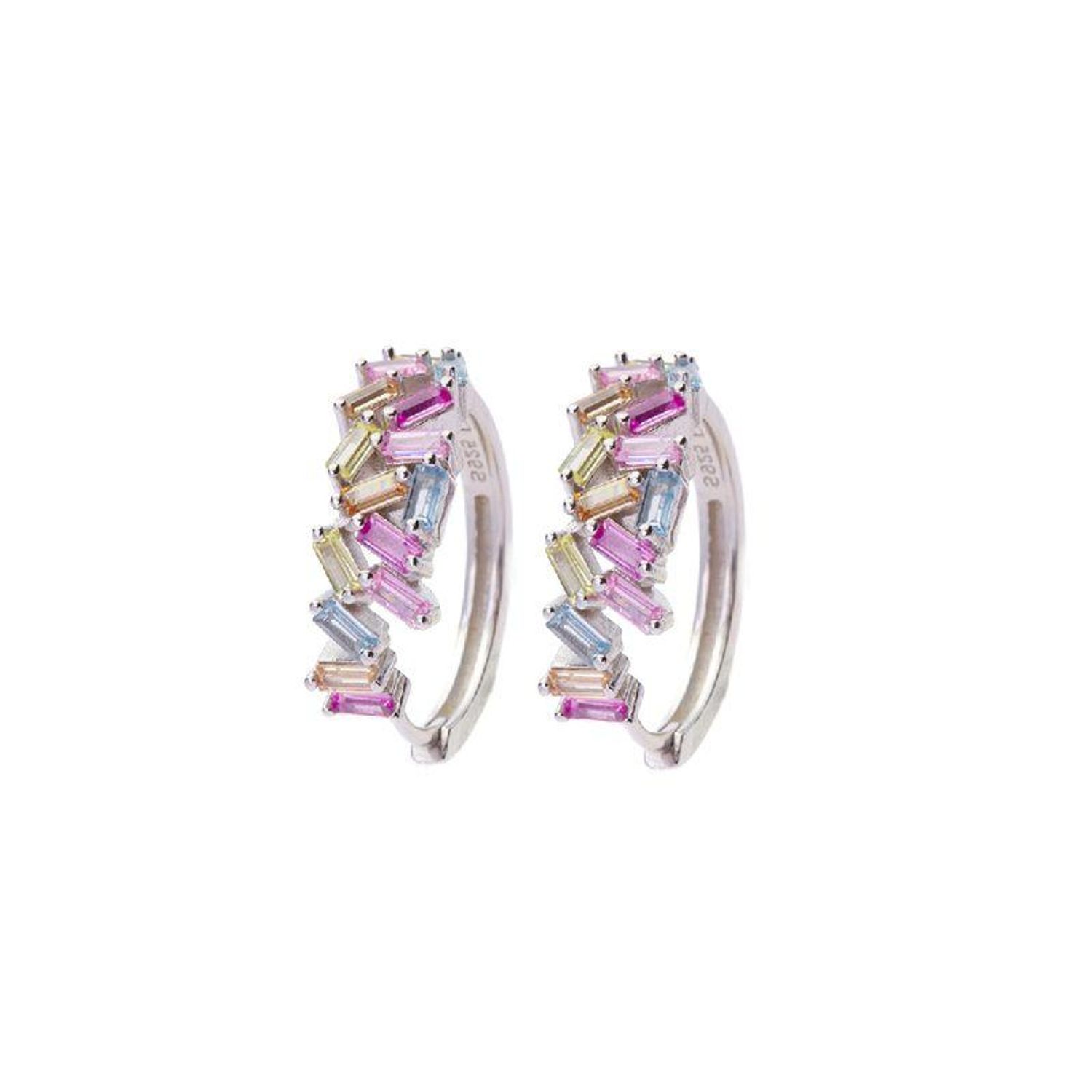 62260 Ээмэг Velvet 925AG CZ RH