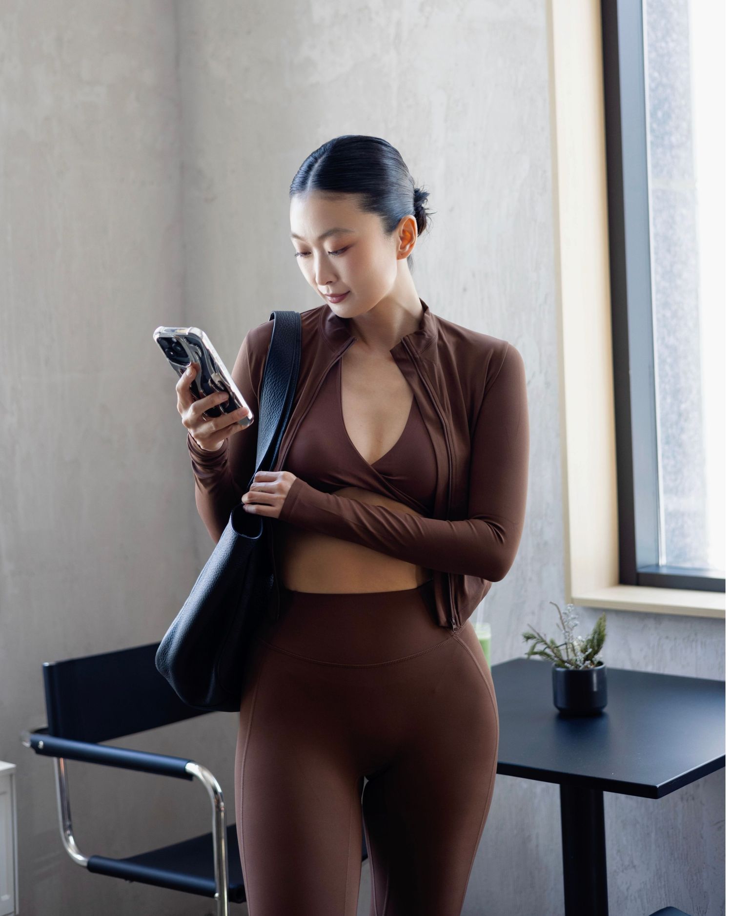 SS Zip-Up Jacket Mocha