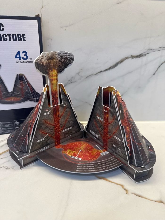 3D puzzle галт уулын бүтэц 