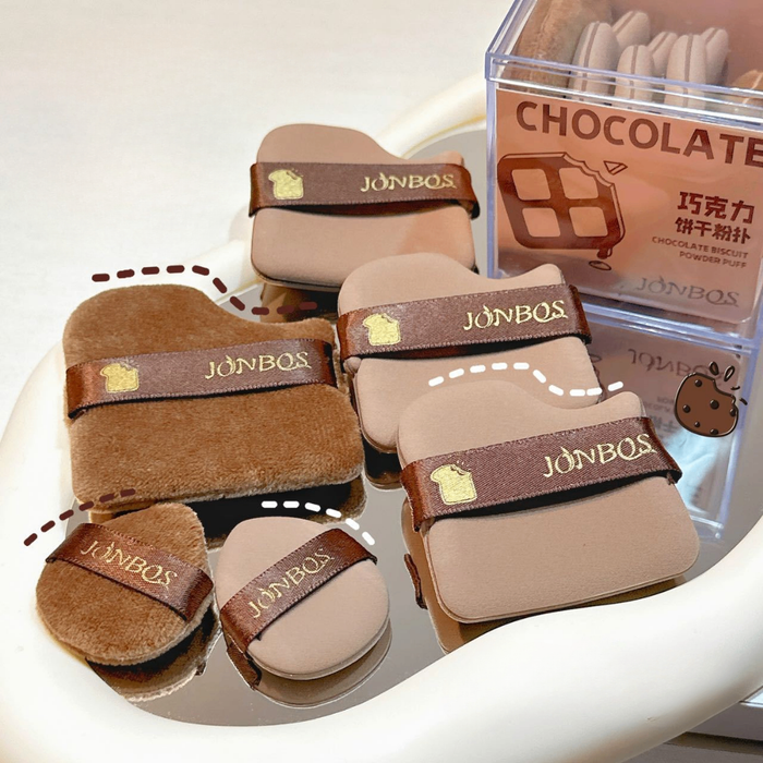 ✨ Chocolate Powder Puff Set