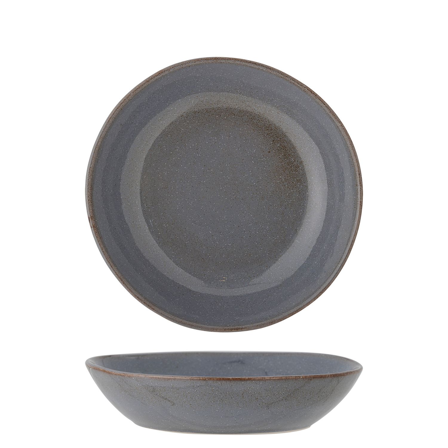 Чулуун хийцтэй шөлний таваг /Grey/