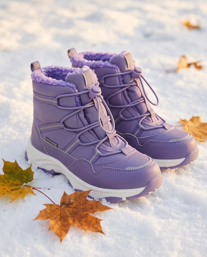 Snowboot purple