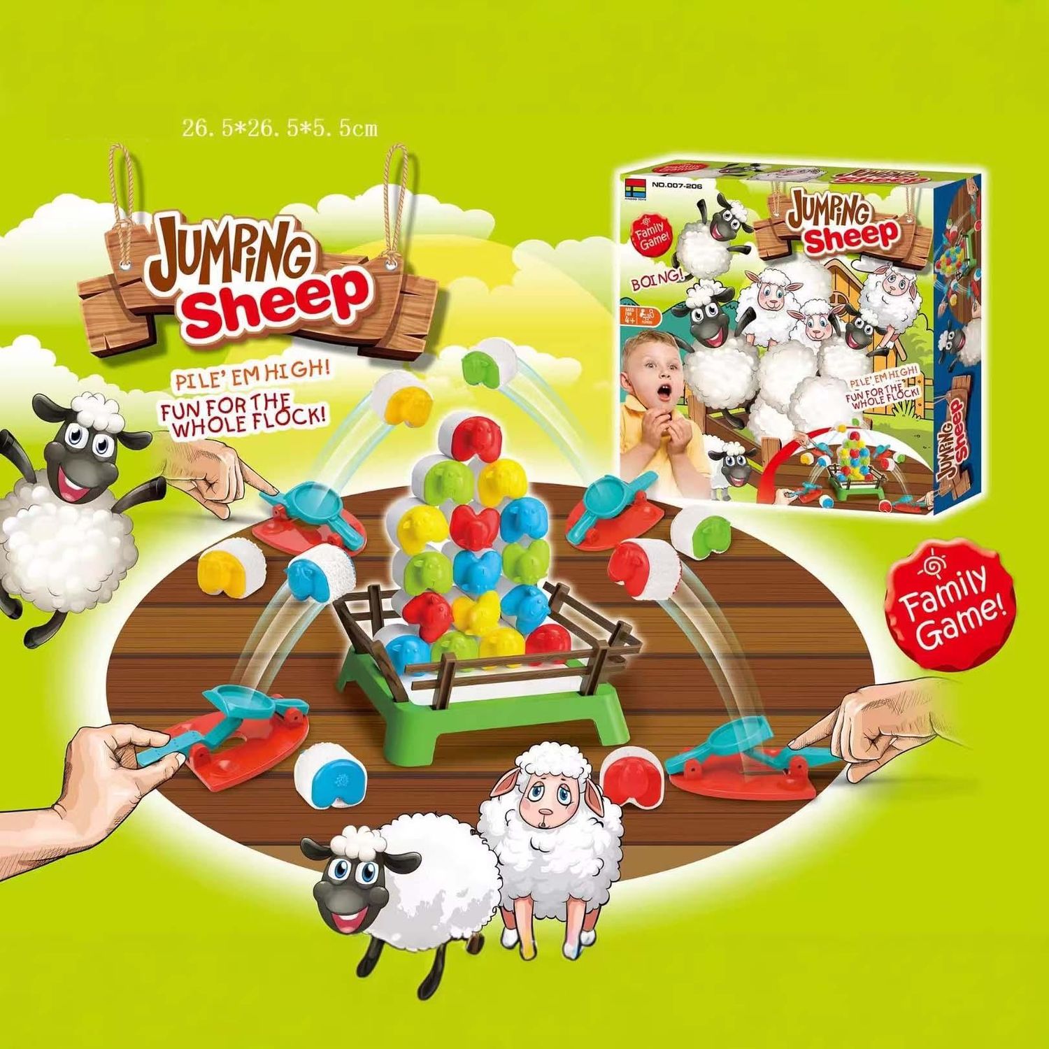 Jumping sheep