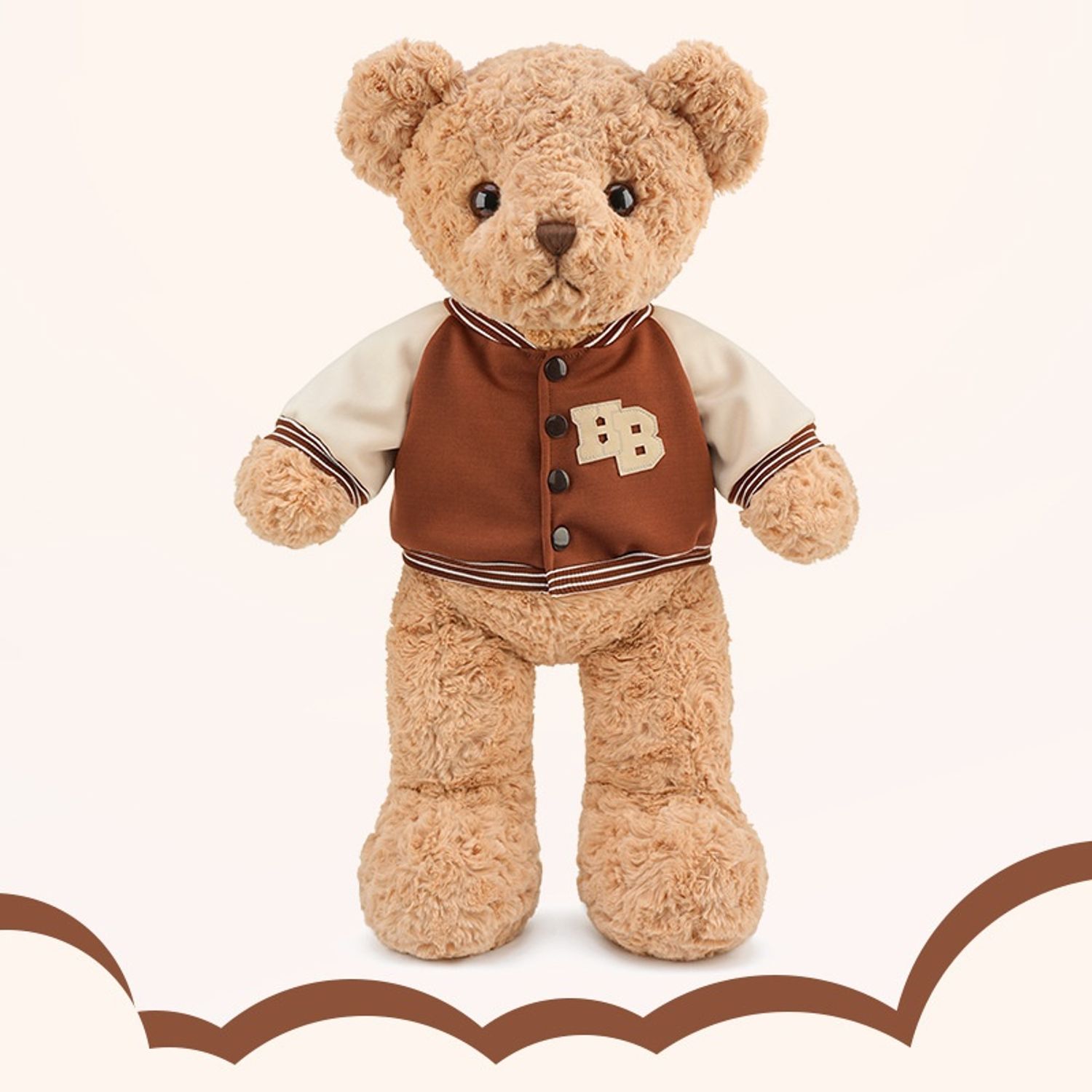 Teddy light brown bomber 86cm
