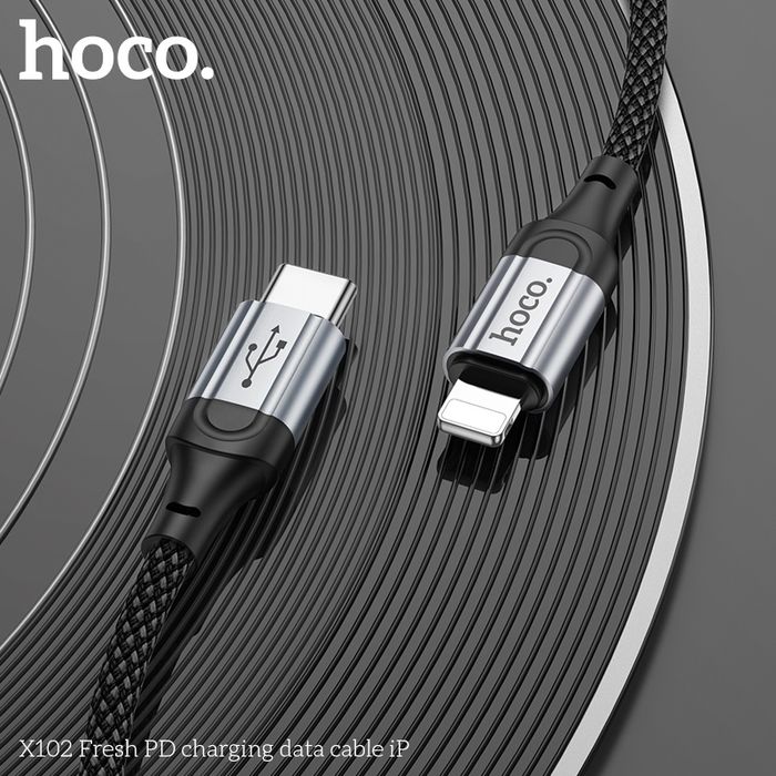 Hoco X102 Fresh Хурдан Цэнэглэгч Кабель (iPhone)