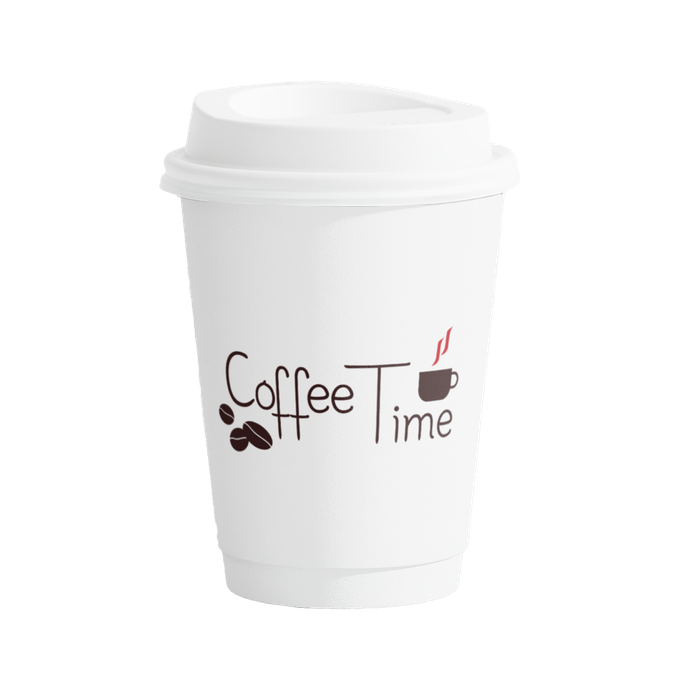 Давхар цаастай COFFEE TIME  12оз/350мл/ аяга 50ш