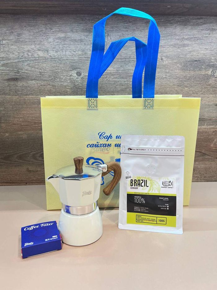 Мока пот 350мл, 100 гр кофе