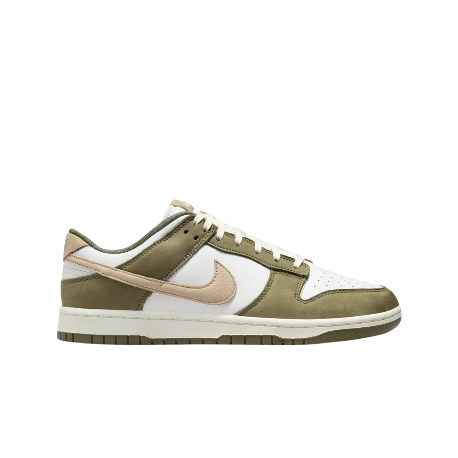 Nike Dunk Low Retro Premium Medium Olive and Summit White