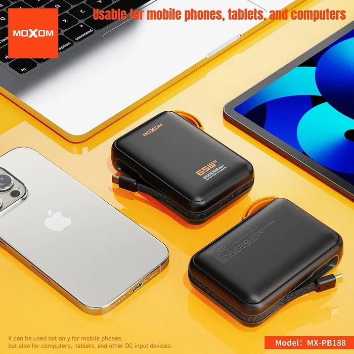 Moxom PB188 Хурдан Цэнэглэх Зөөврийн Power Bank