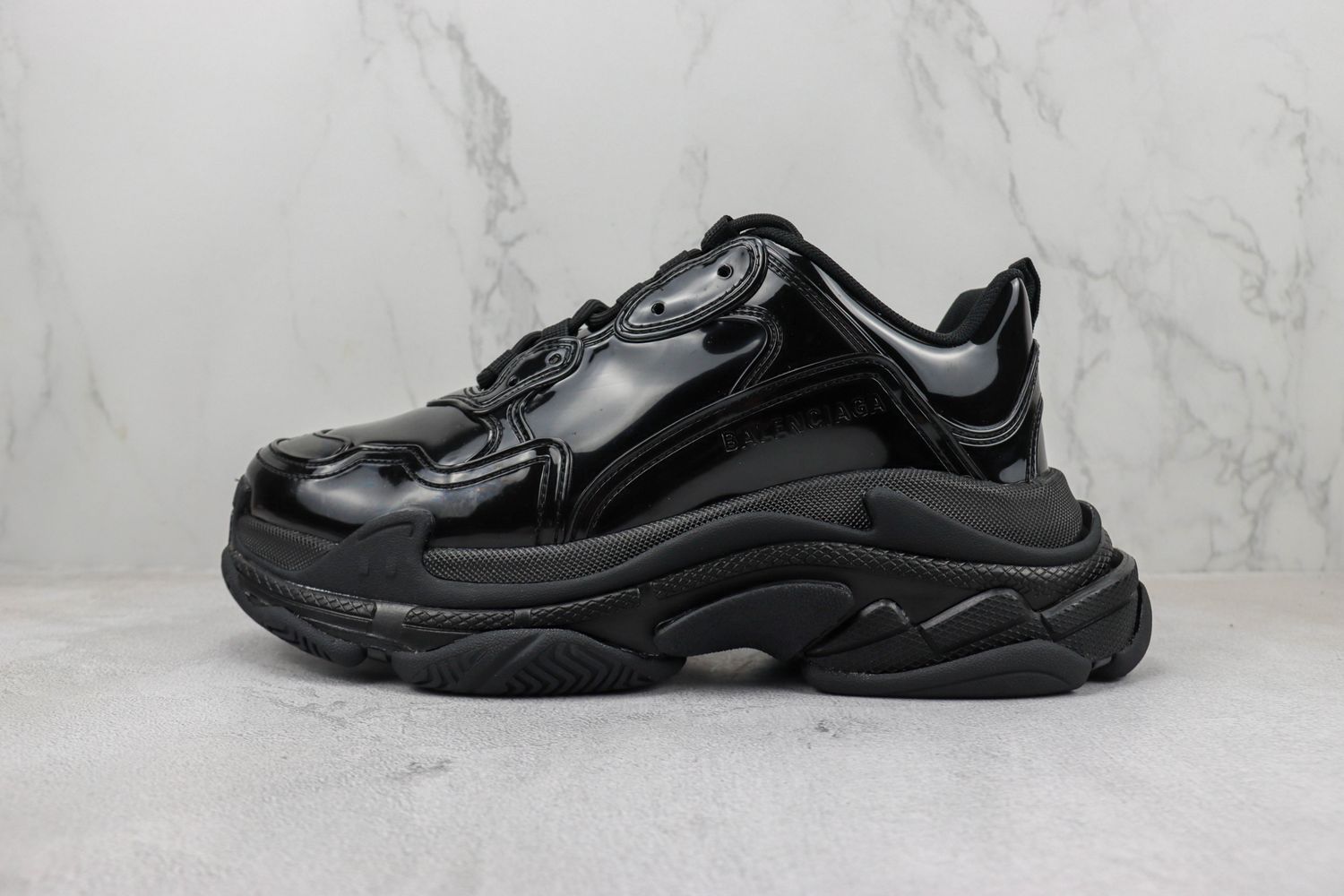 Balenciaga Triple S Black Patent