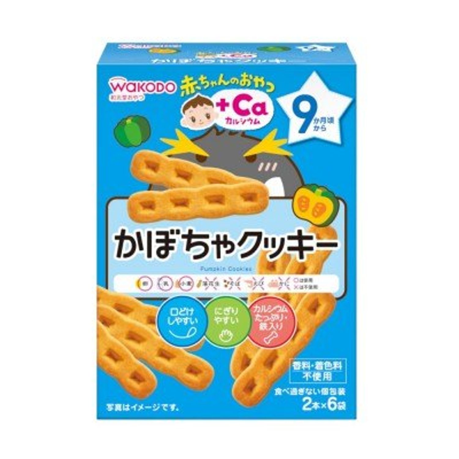 Wakodo хулуутай жигнэмэг 9+ сар