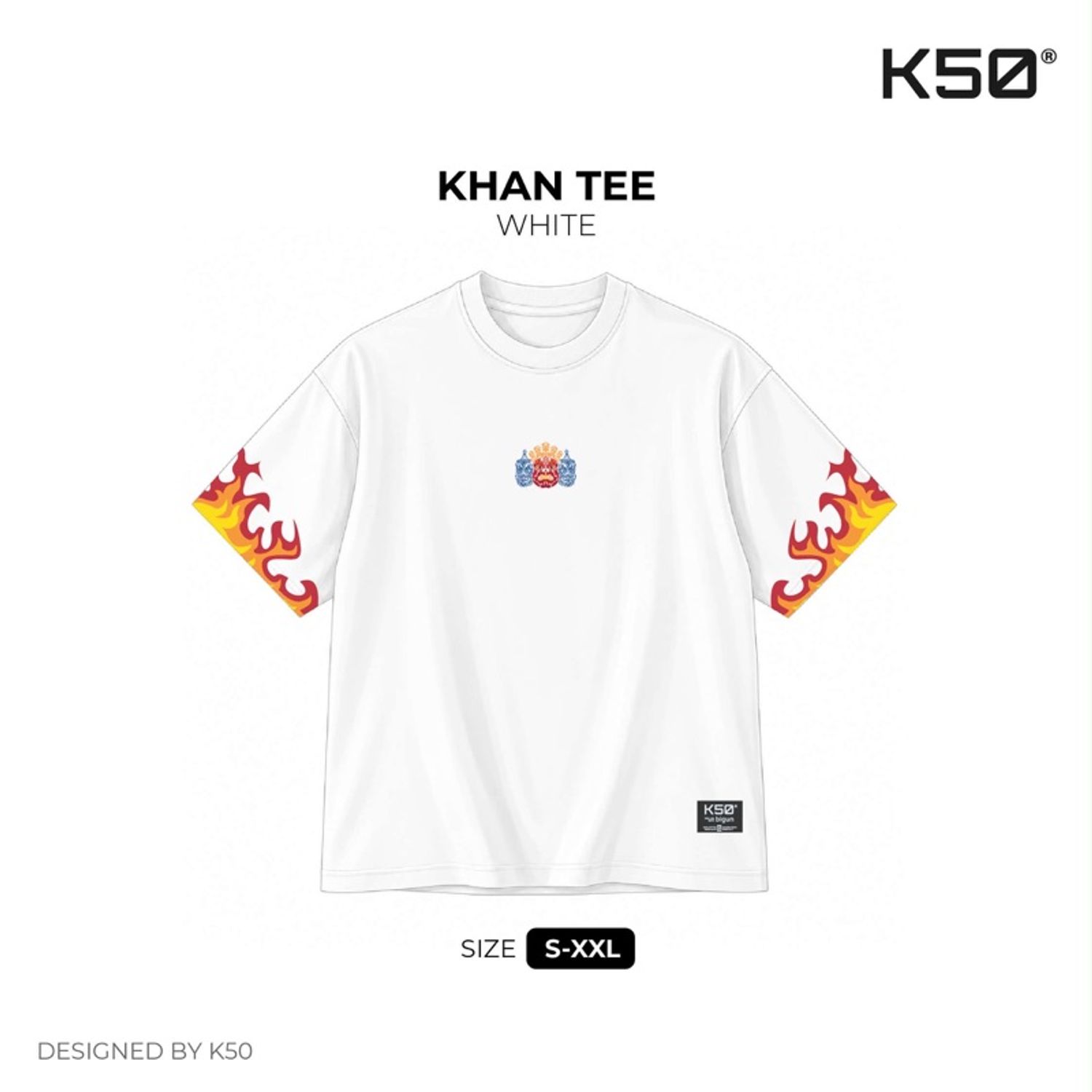 Khan Tee / White