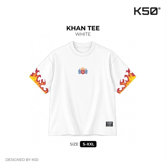 Khan Tee / White