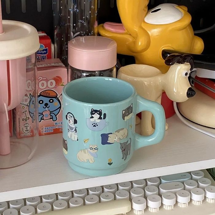 Blue Cat Cup