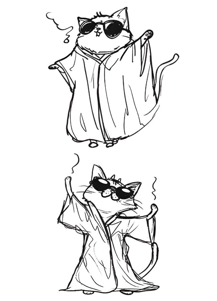 Swaggy Cats Усан шивээс