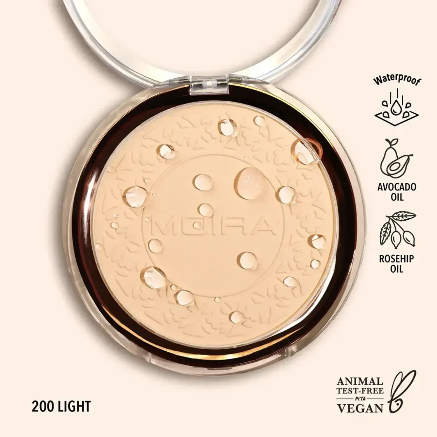 Moira soft focus waterproof setting powder /200 /