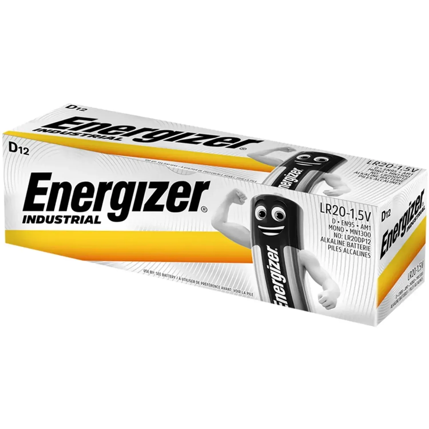 Energizer D Industrial /12ea/