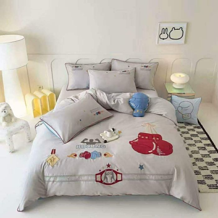 Хүүхдийн дээд зэргийн чанартай, цэвэр даавуун материалтай ор хөнжлийн 3 хос