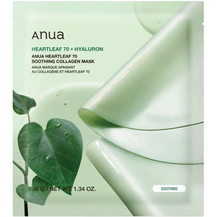 Anua heartleaf 70+hyaluron  gel mask