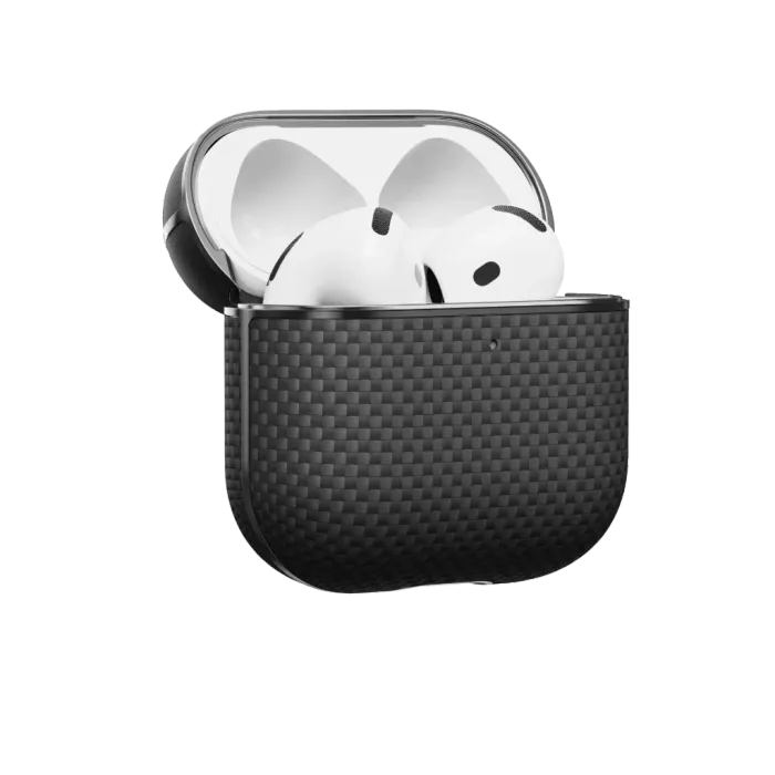  AirPods 4  aramid Fiber case BLACK