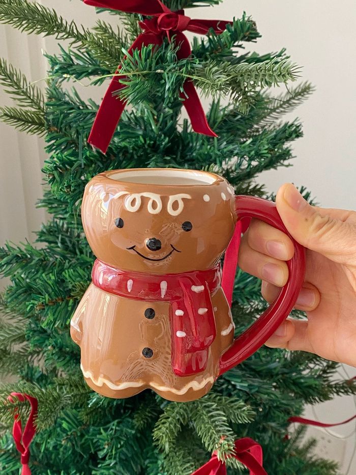 Christmas ceramic аяга
