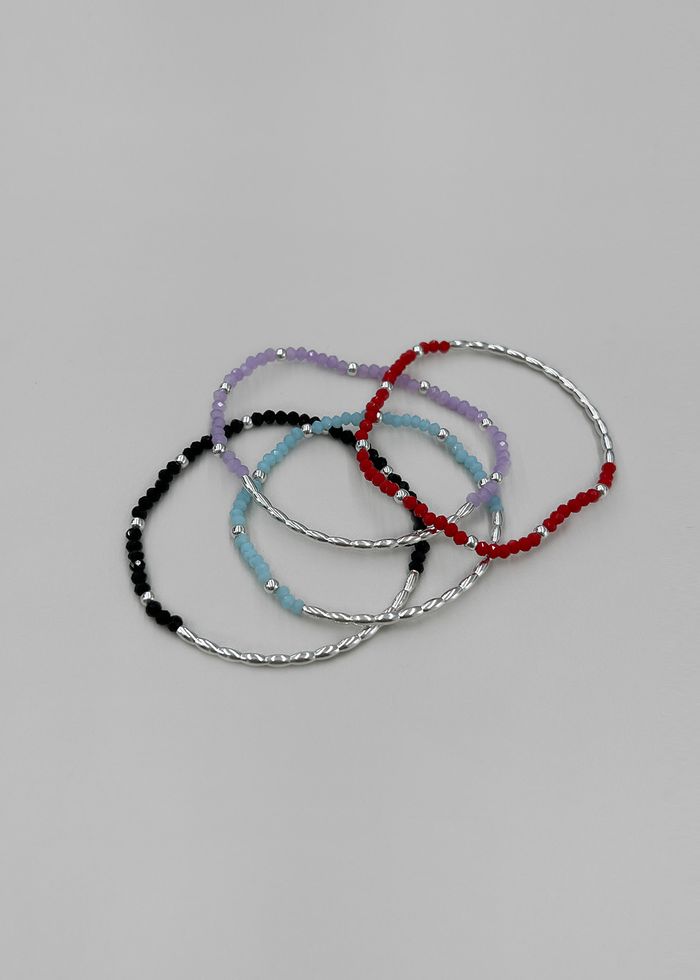 (SILVER 925) Damit Silver Ball Bracelet