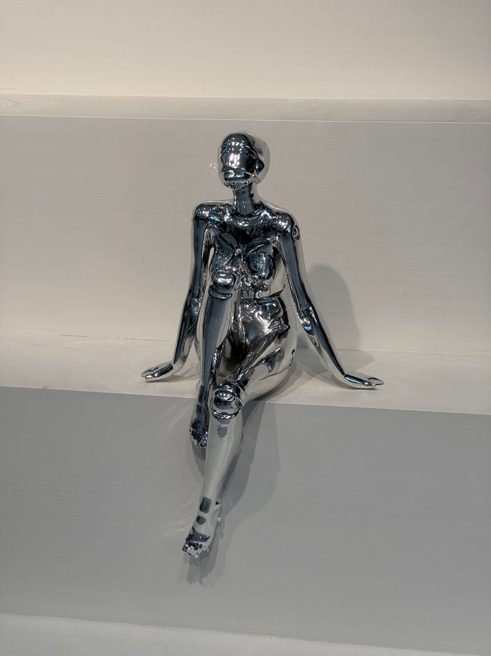 Metallic Abstract Figurine