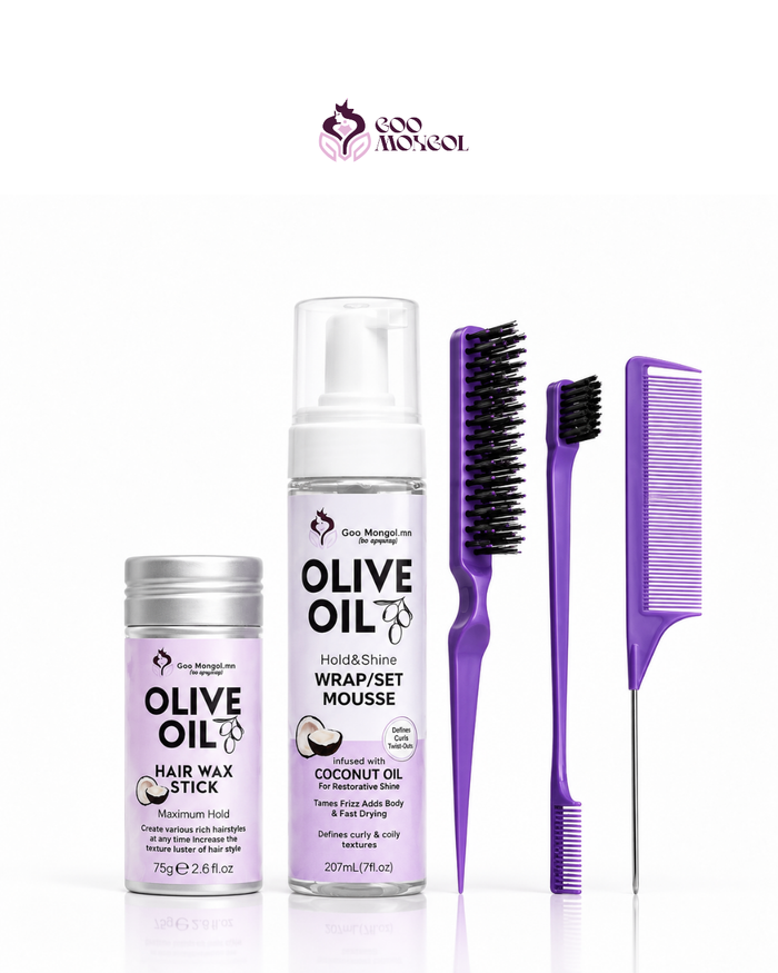 Goo Mongol – Sleek Hair Set