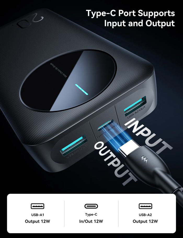 Joyroom | LED Powerbank 20000 mAh 