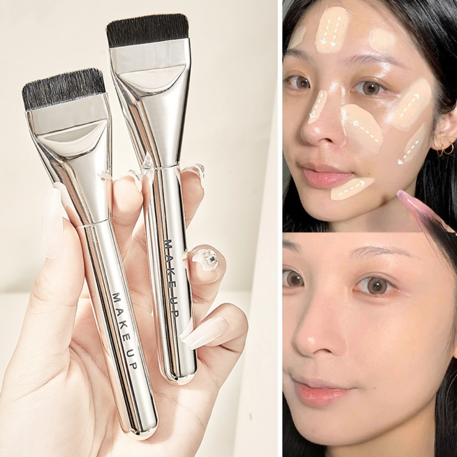 ✨ Flat Foundation Brush