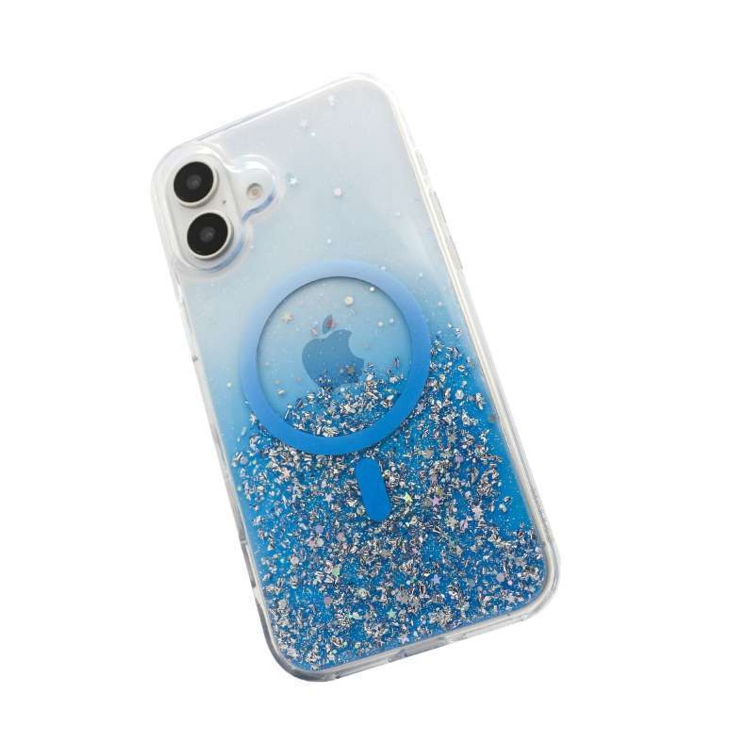 Starburst Phone Case for iPhone 16 - Blue 