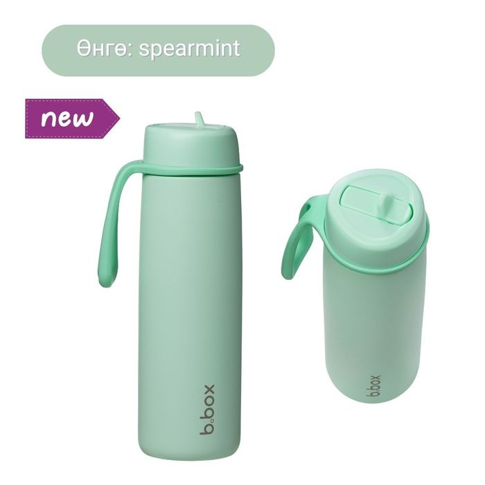 690мл Сөхөгддөг соруултай ган сав / Insulated flip top bottle - spearmint