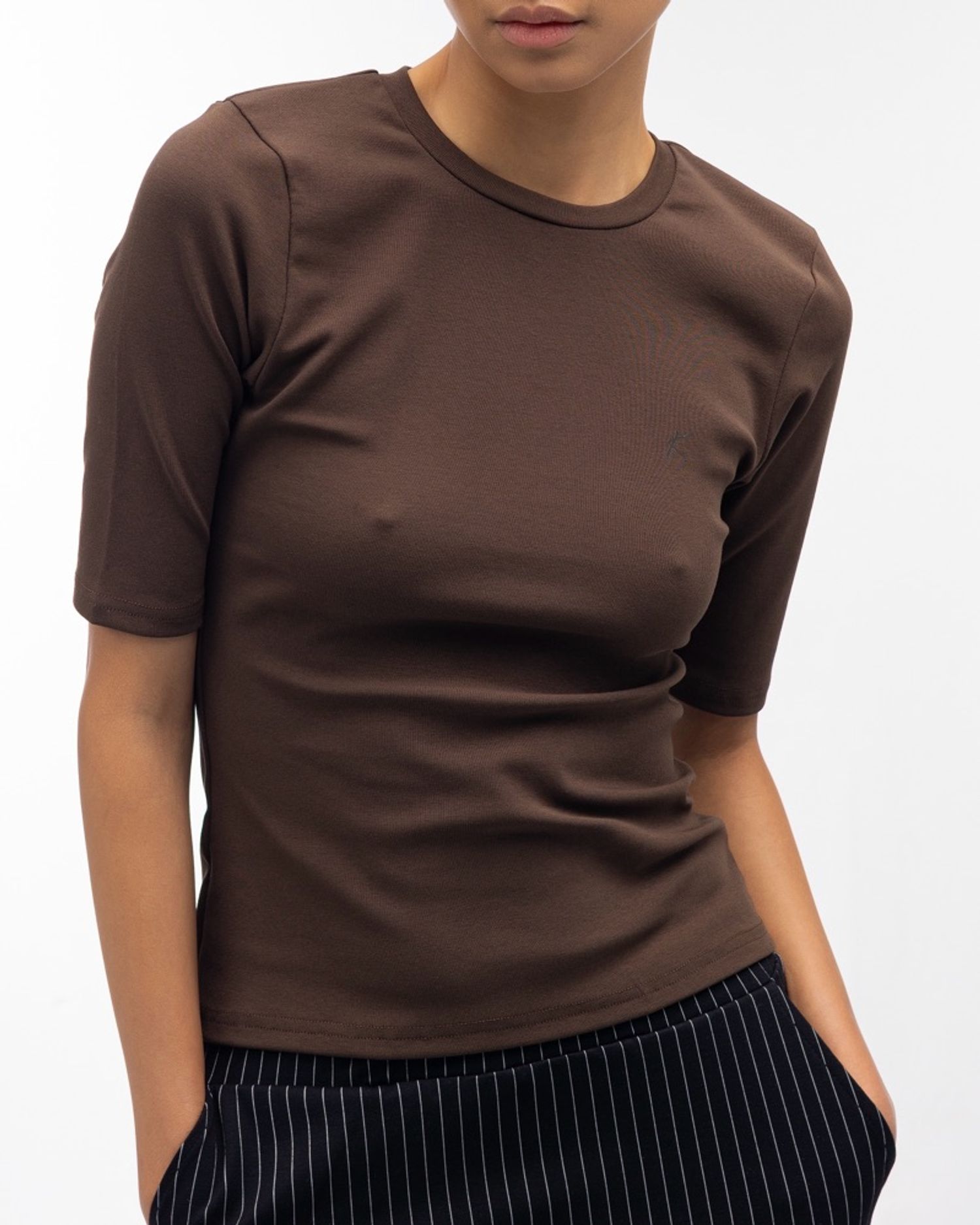 Basic midi sleeve top