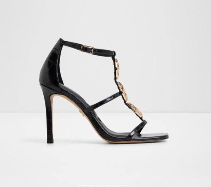 BASILS-1-BLACK-L Dress Sandals