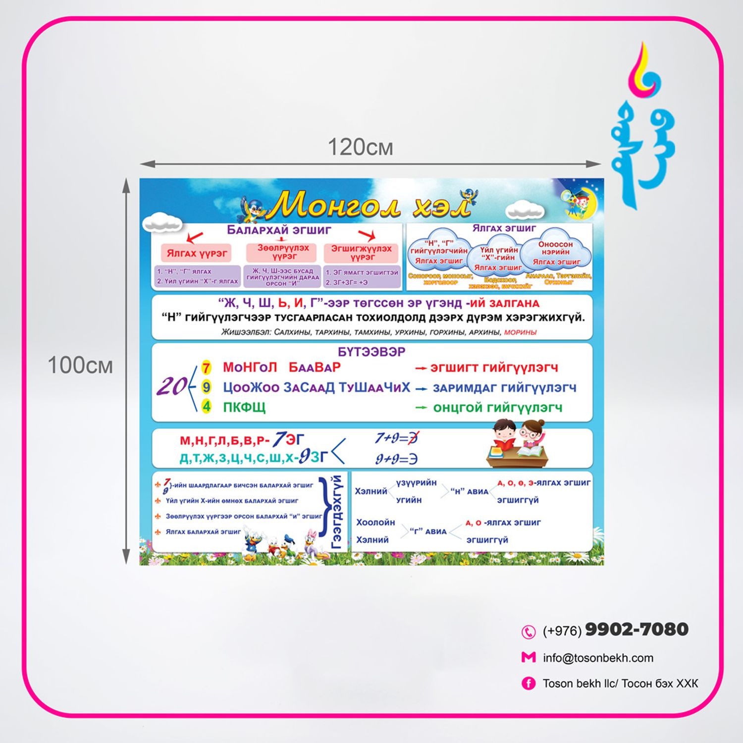 Монгол хэлний дүрэм