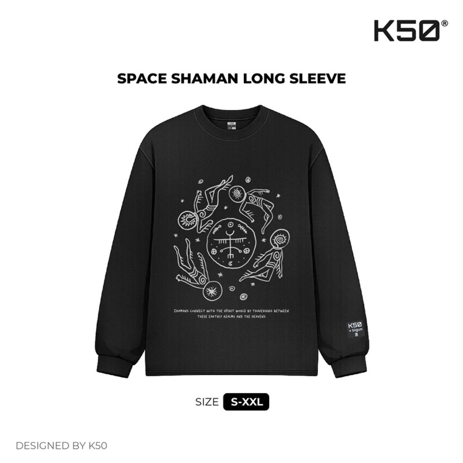 Space Shaman Long Sleeve | Space Grey