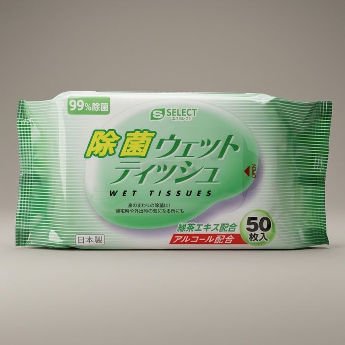 S-Select ариутгах нойтон салфетка, 50 ширхэг