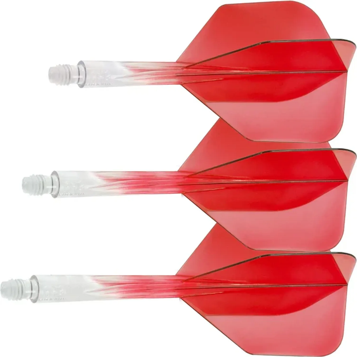  CONDOR AXE FLIGHTS - Small - Clear Red