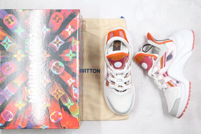 (WMNS) LOUIS VUITTON LV Archlight Sports Shoes White/Orange