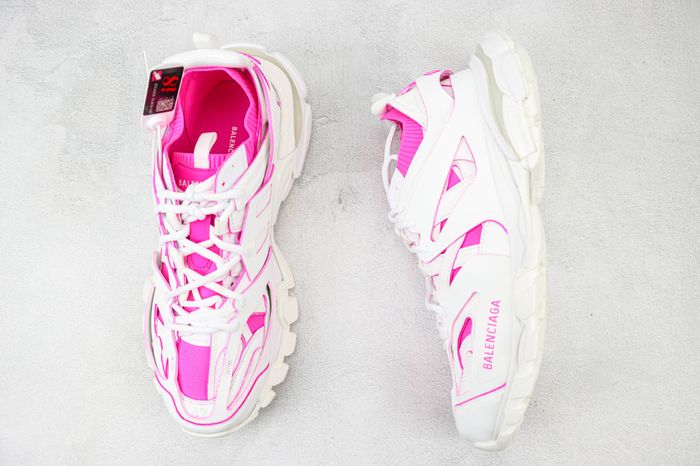 Balenciaga Wmns Track Sneaker 'White Fluo Pink'