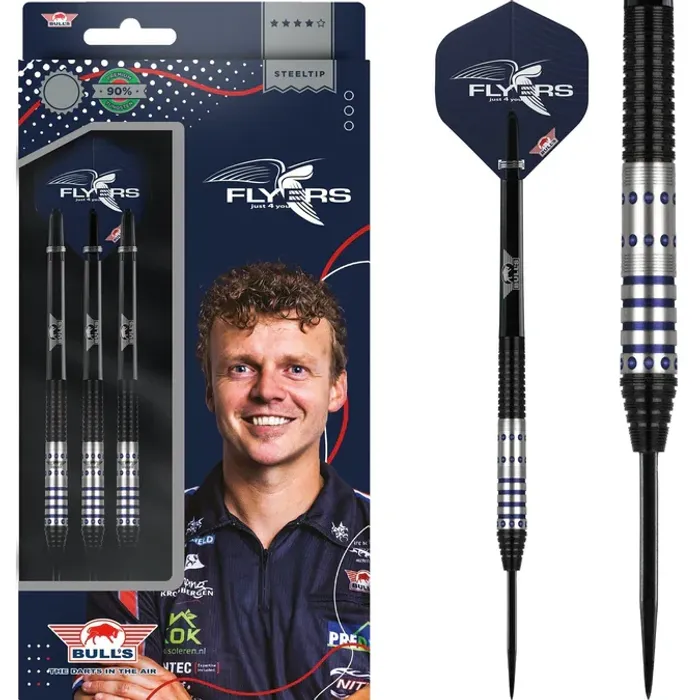 BULL'S Richard Veenstra Darts - Steel Tip - Flyers