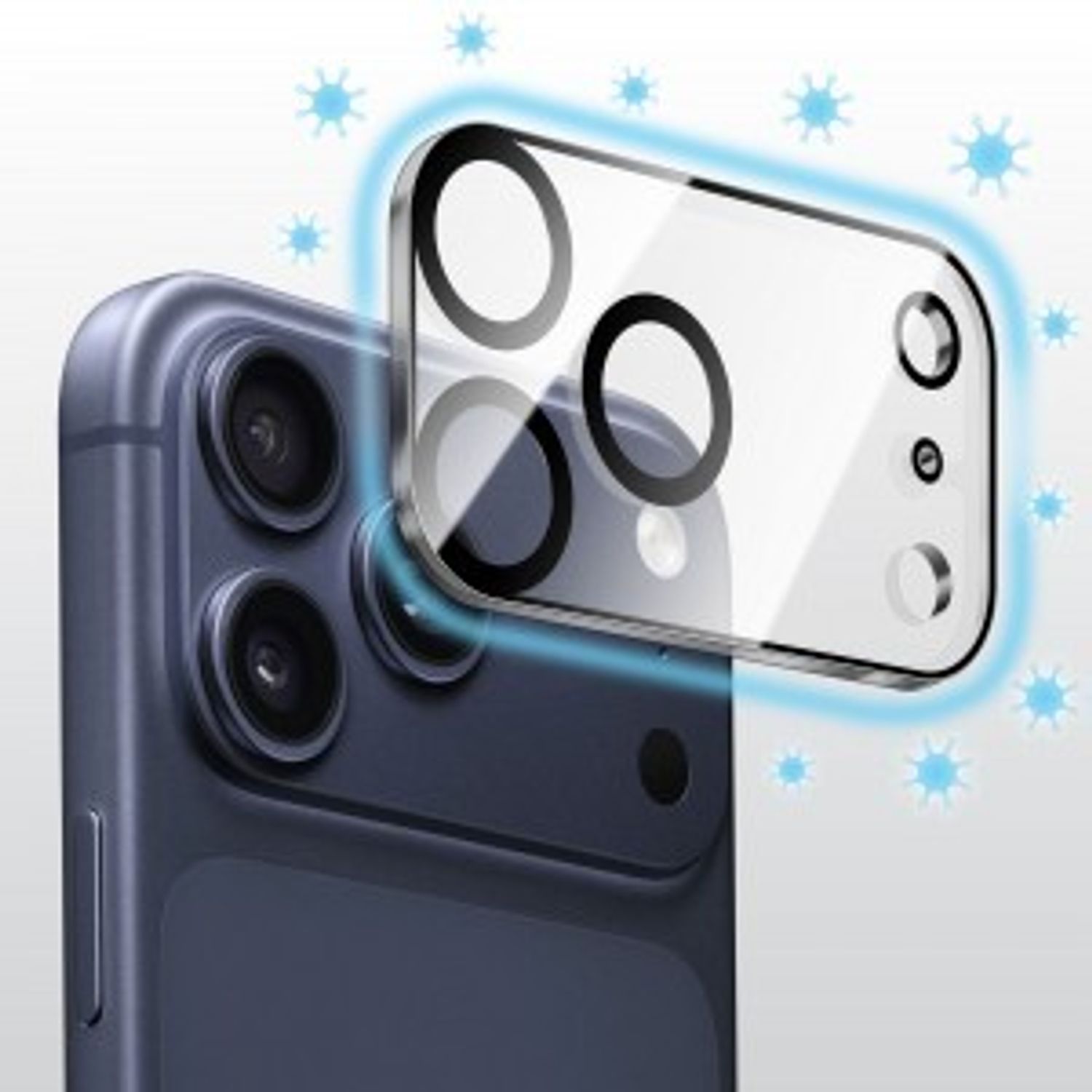 17 Pro Max BODYGLASS (Anti-bacterial) Camera Lens Protector