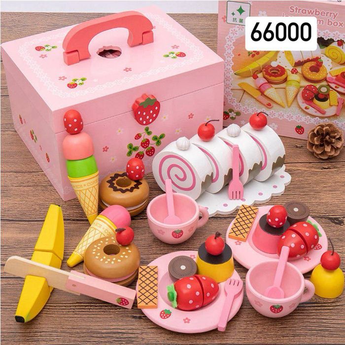 strawberry ice cream box