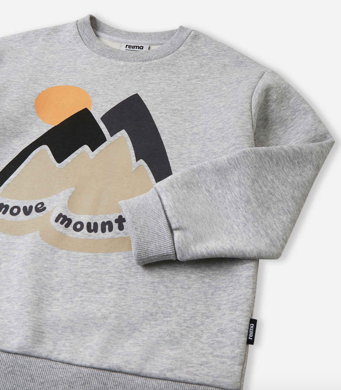 Sweatshirt,Collari,Melange grey