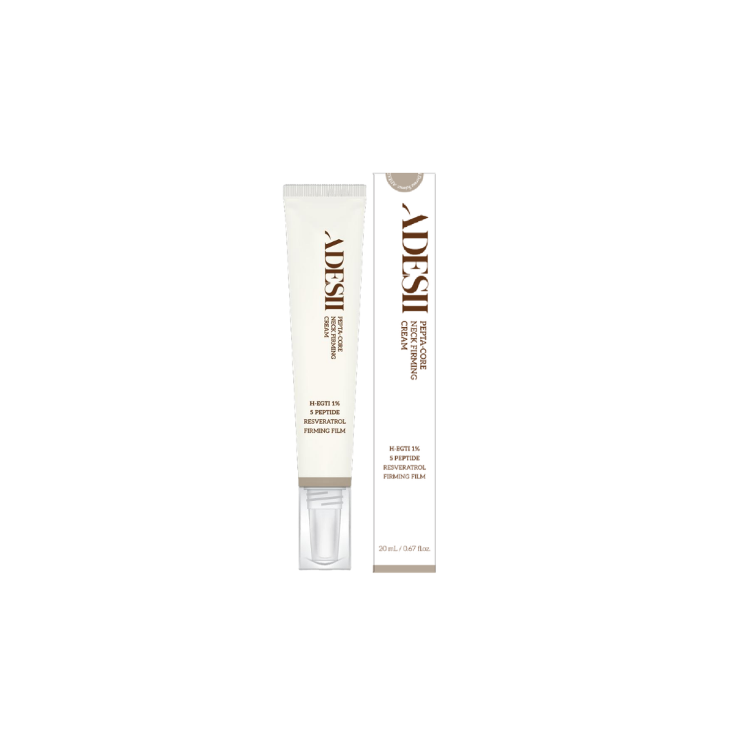 Peptide neck and eye cream