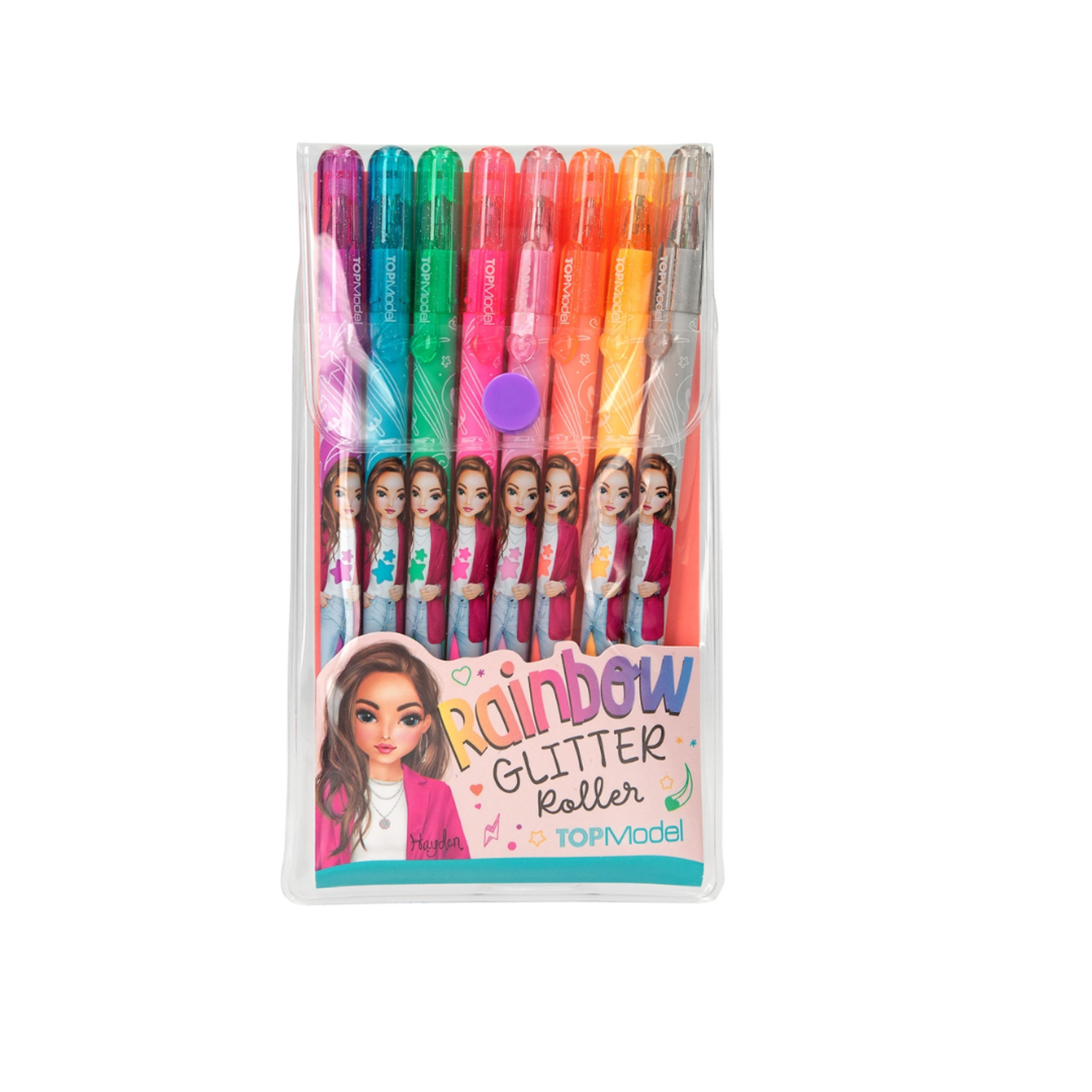 TOPModel Rainbow Glitter Gel Pen Se