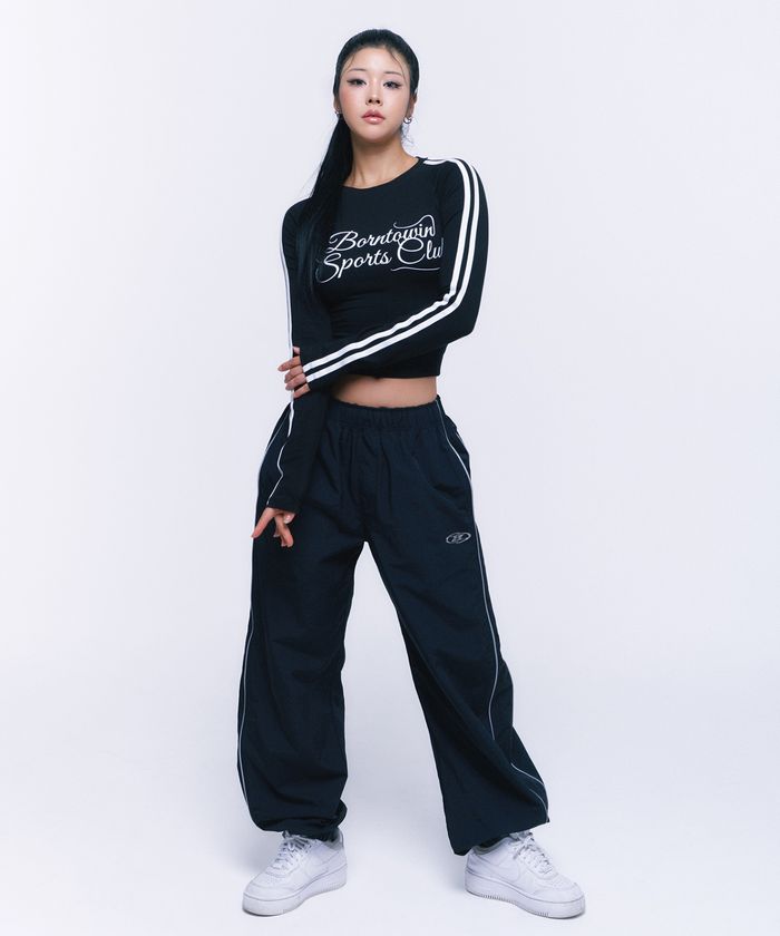 TRACK LINE RAGLAN LONGSLEEVE [BLACK][2]