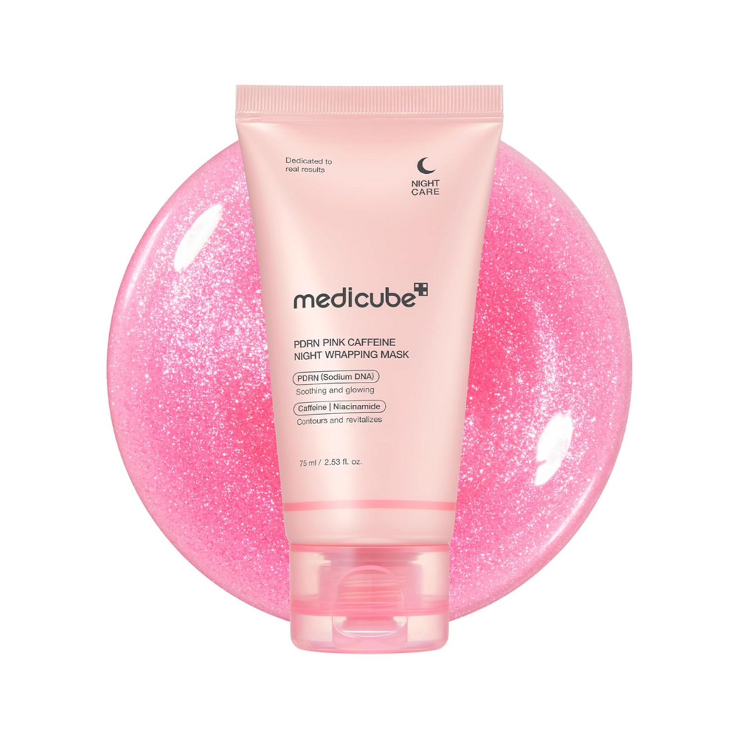 MEDICUBE PDRN Pink Caffeine Night Wrapping Mask 75 ml